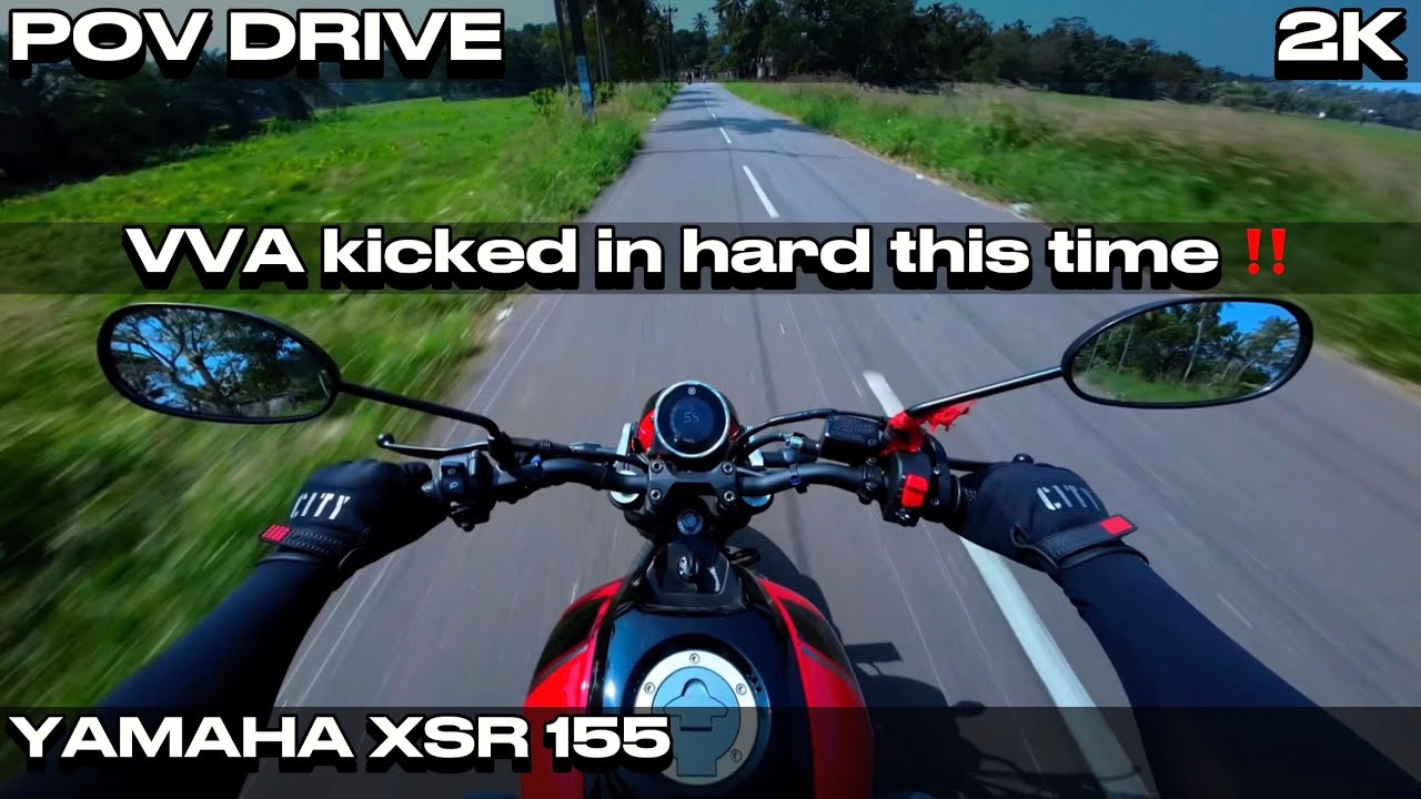 POV #12 | YAMAHA XSR 155 | PURE SOUND | 2K | DRIVE | WALK AROUND | #dji 
