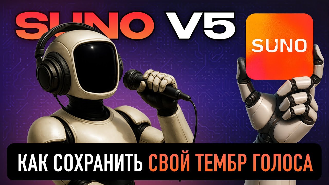 Suno V5: Как сохранить СВОЙ тембр голоса?