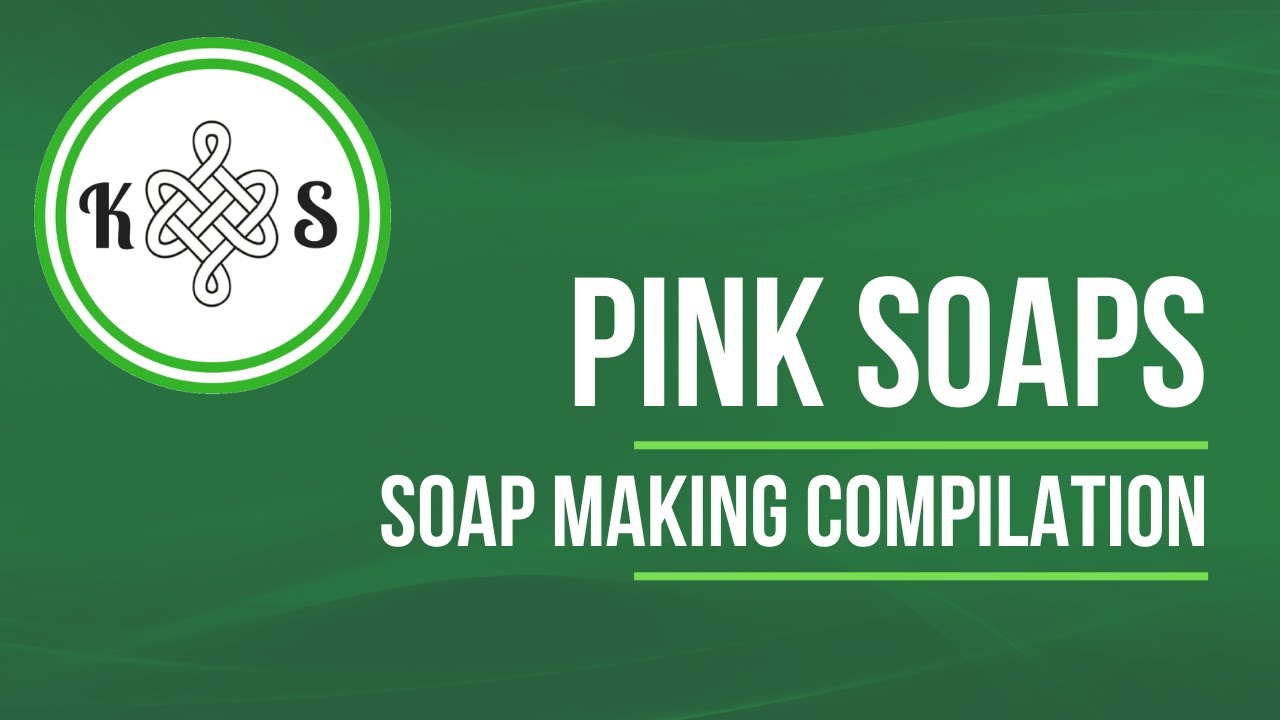 1 Hour Soap Making Compilation - Pink Cold Process Soap Making Compilation