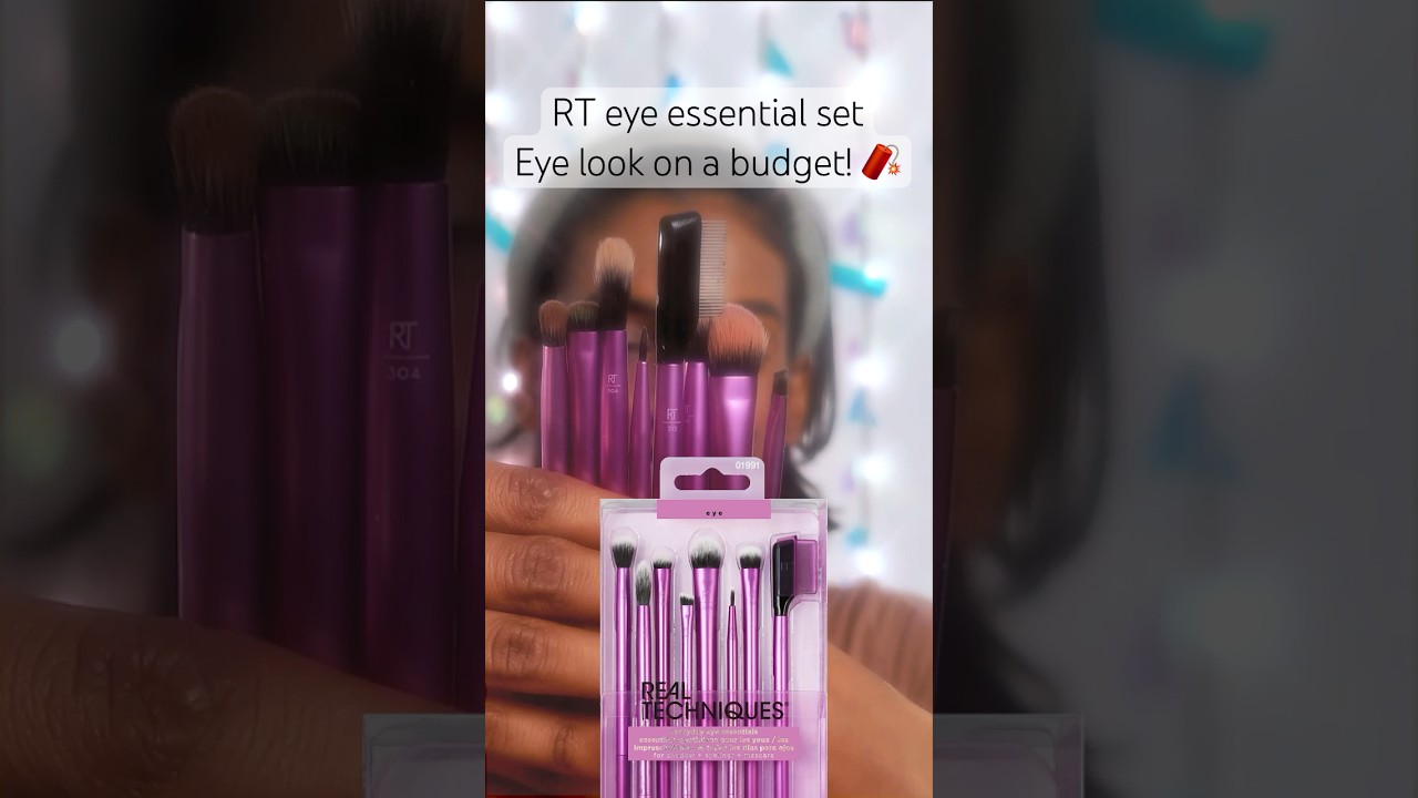 Real Techniques Eye brush set: Look on a budget #duochrome