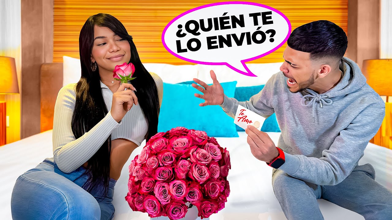 LE HICE CREER a MI NOVIO que OTRO ME MANDÓ FLORES 🌹 *Mala Idea*