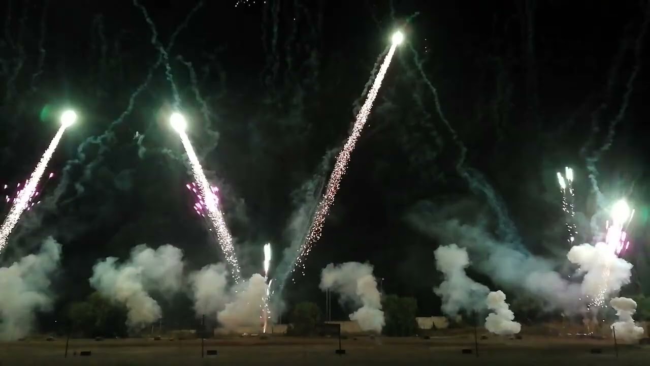Batteria festa San Placido - Poggio Imperiale FG #festa #madonna #fireworks #fuochidartificio 