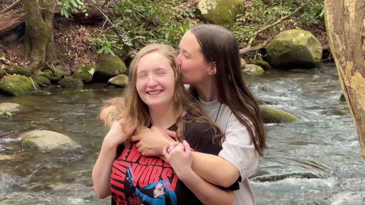 🌿 Surprise Waterfall Proposal in the Smoky Mountains | Destiny & Nicole’s Engagement Story