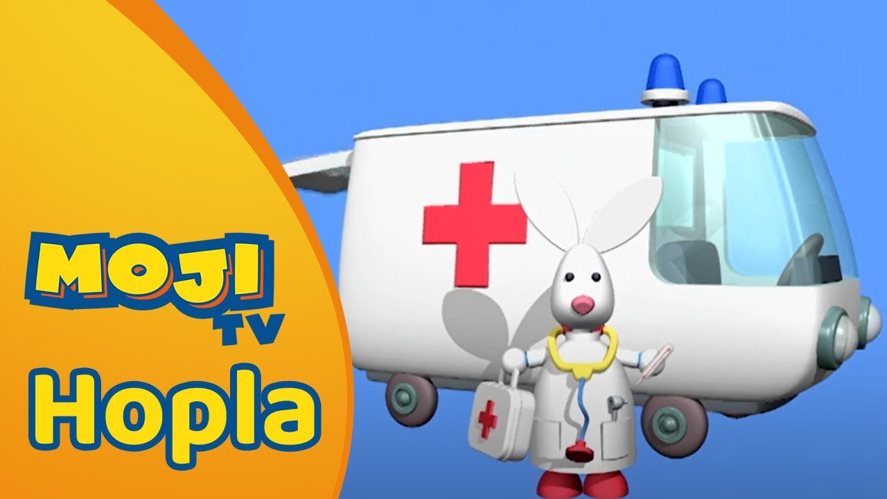 HOPLA EN DE AMBULANCE 🚑 | HOPLA 🐇 | Nederlandse Kinderseries | MojiTV