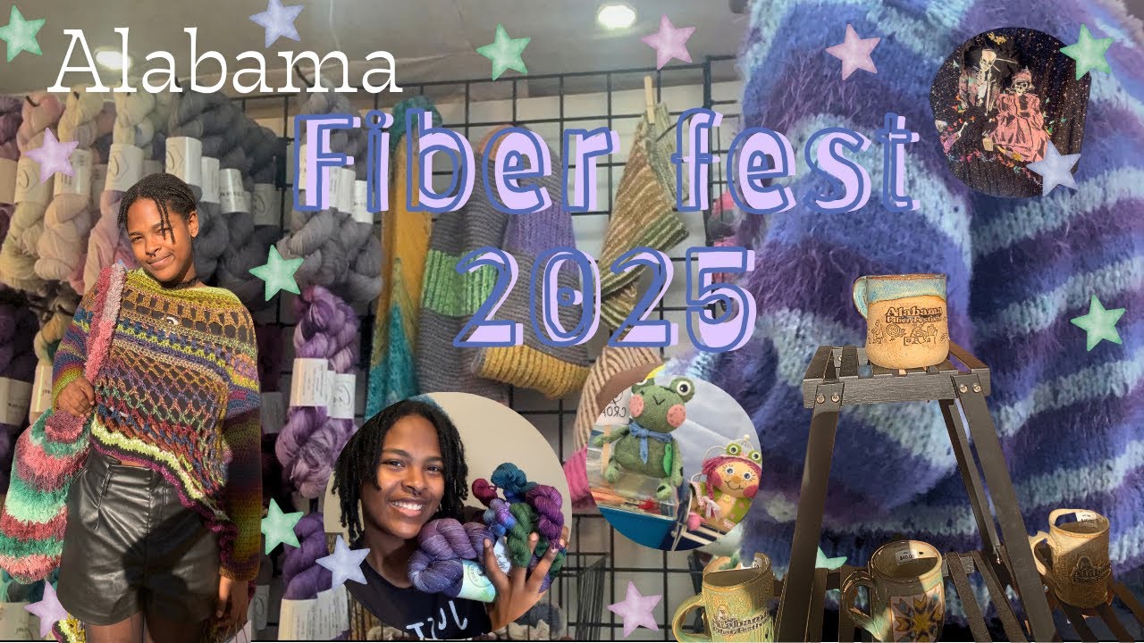 My First Ever Fiber Fest |Alabama Fiber fest 2025 vlog ✨