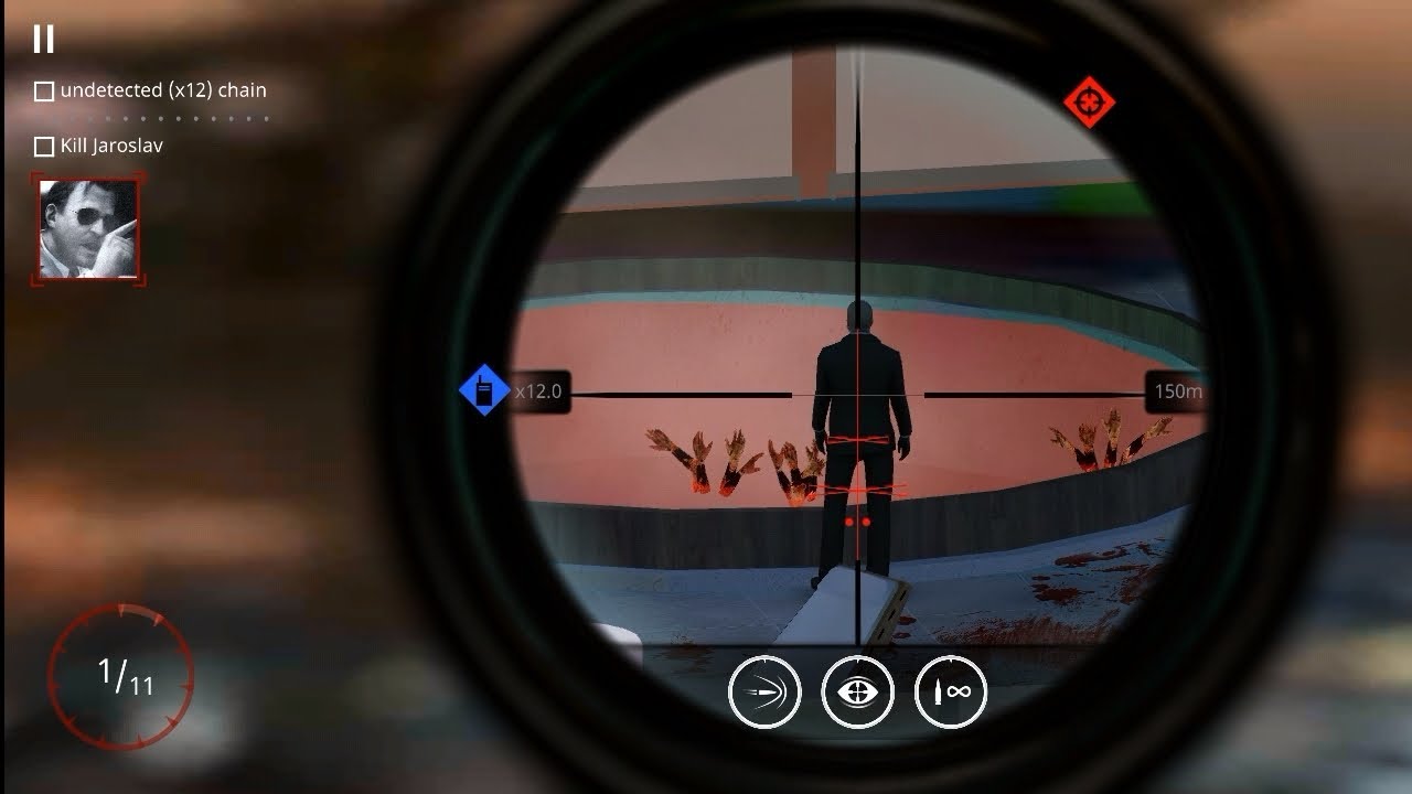 Hitman sniper chapter-4 mission-30 | Get an undetected (×12) chain