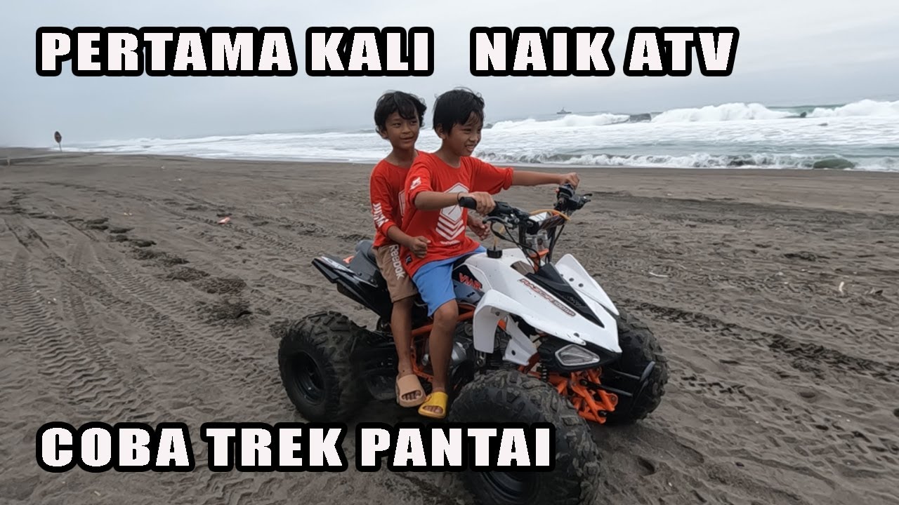 Uji Nyali ! Pertama Naik ATV di Pinggir Laut