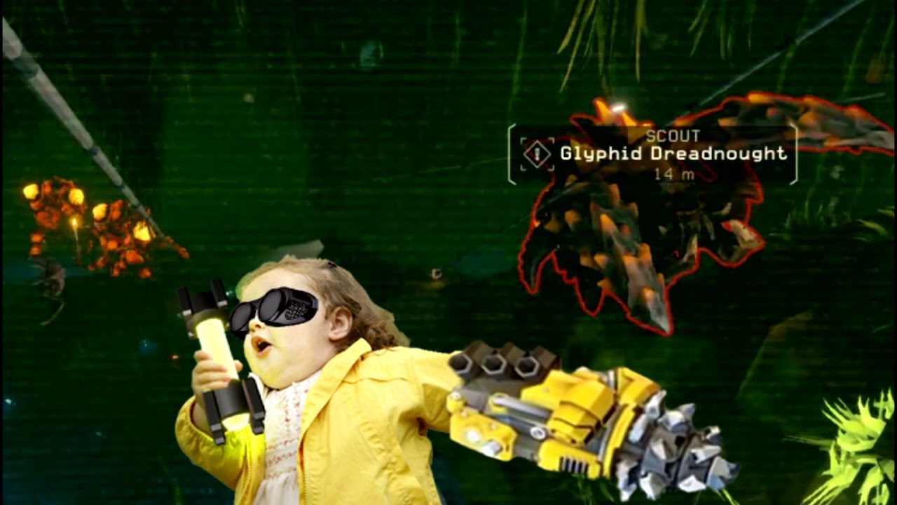 Robot Getaway, but your team got ambushed by a swarm of glyphids
