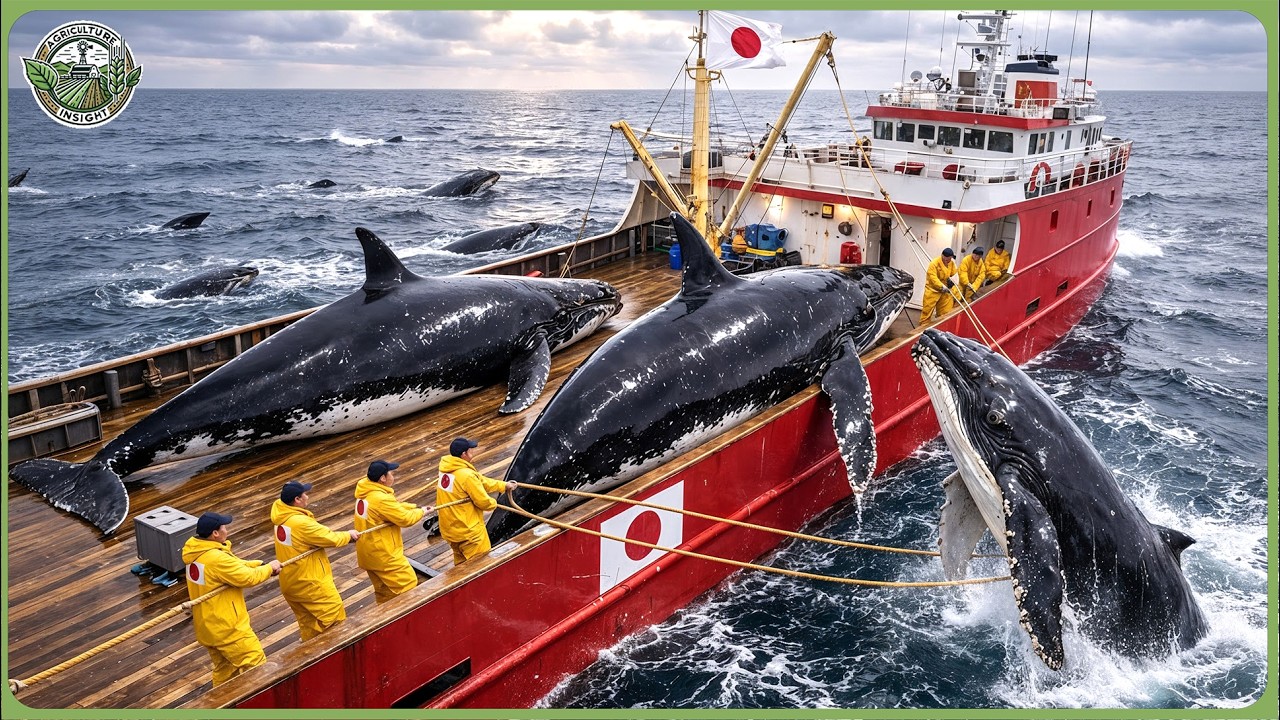 How Japan Whale Is Processed &ndash; Amazing Whale Hunting & Processing In Factory