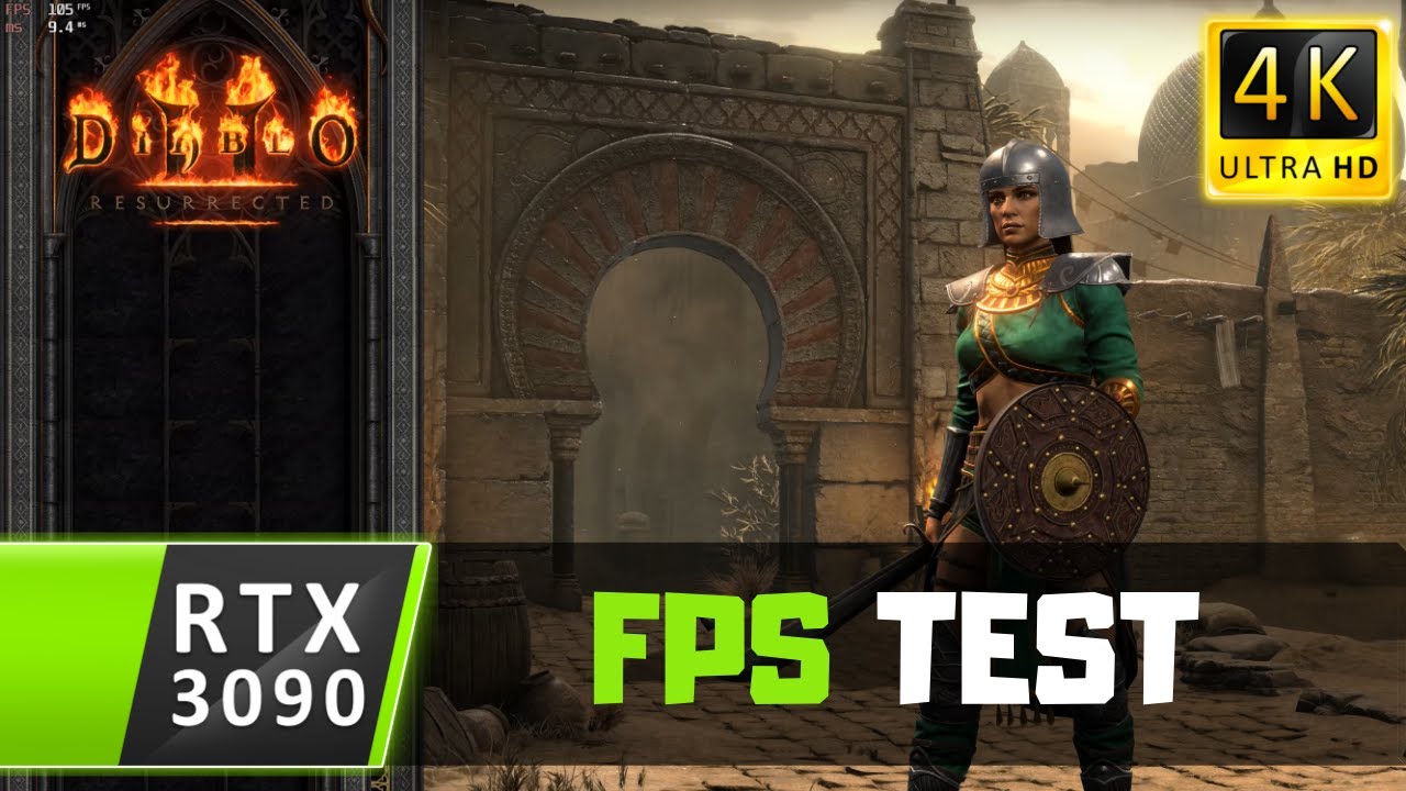 RTX 3090 FPS test - Diablo 2 Resurrected 4K gameplay (Closed BETA)