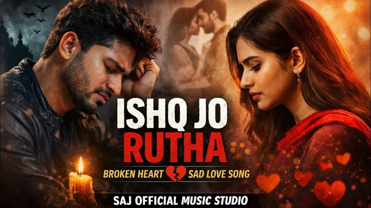 ISHQ JO RUTHA 💔 | HEART TOUCHING SAD LOVE SONG | BROKEN HEART LYRICAL | SAJ OFFICIAL MUSIC STUDIO