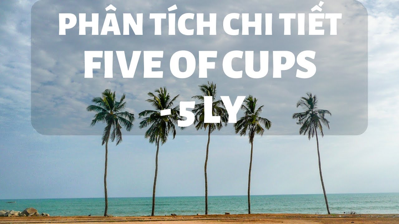 TỰ HỌC TAROT - Five of Cups/5 Ly- Hướng Dẫn Chi Tiết