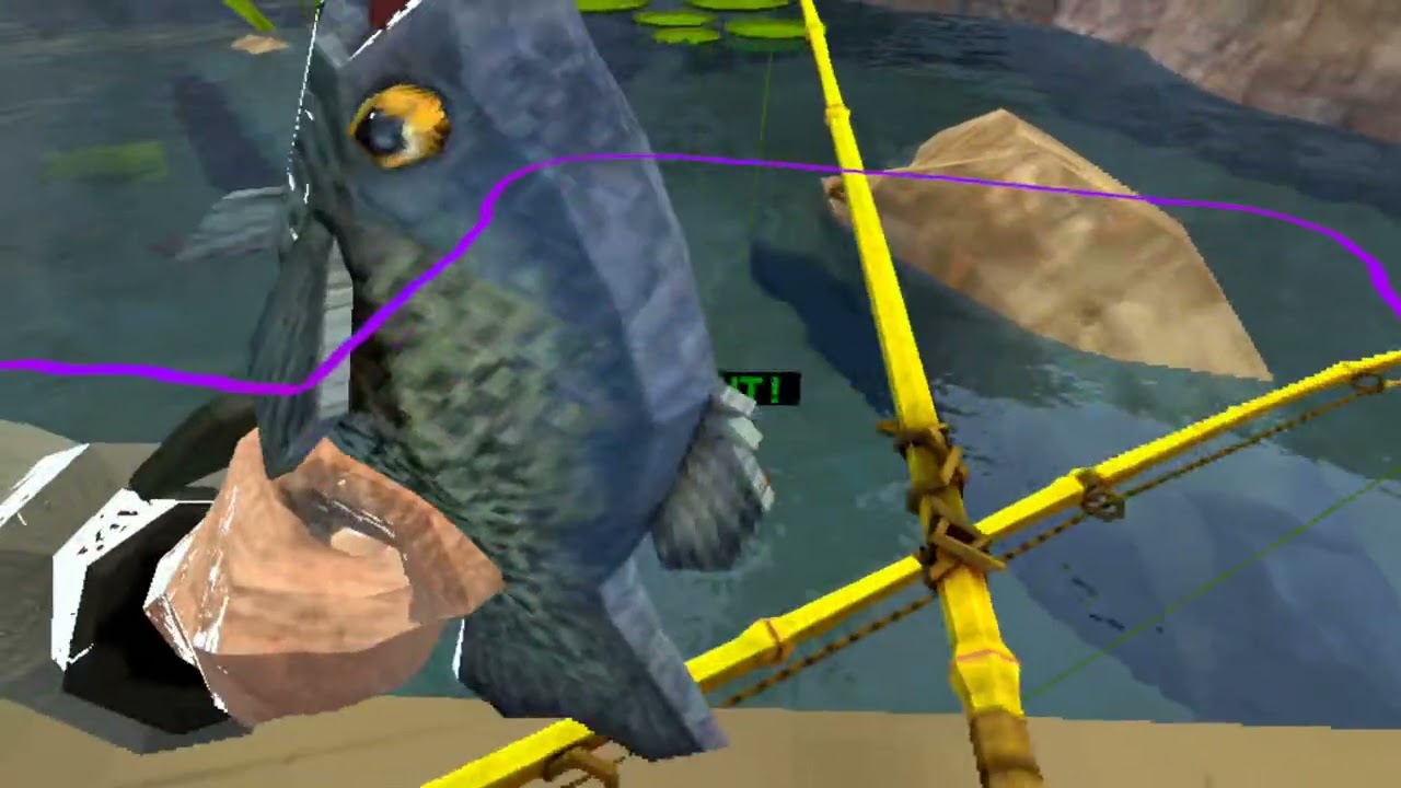 I went fishing in vr (i cant fish) @Eren