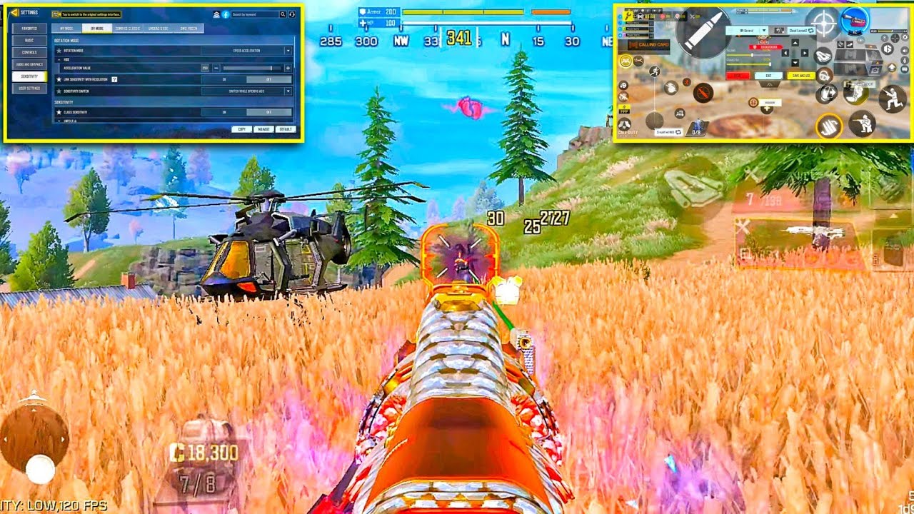 MY BEST SENSITIVITY SETTINGS FOR COD MOBILE 😍| CODM SENSITIVITY SETTINGS 