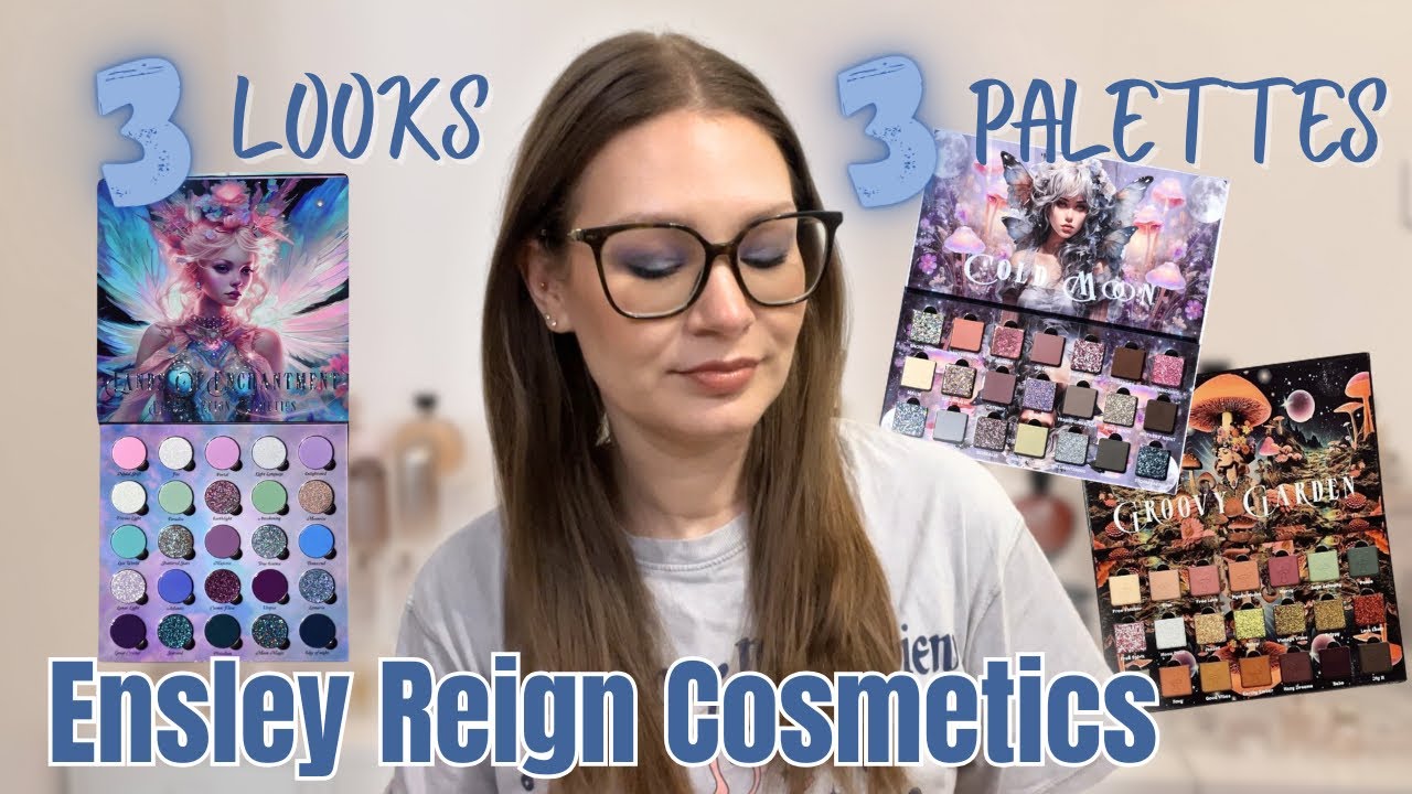 THREE LOOKS THREE PALETTES || Ensley Reign // The best indie shimmers?