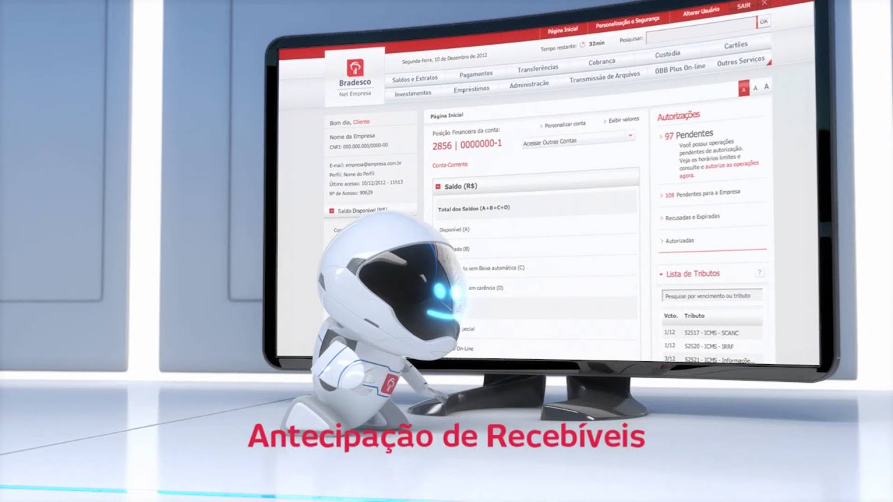 Bradesco Net Empresa.