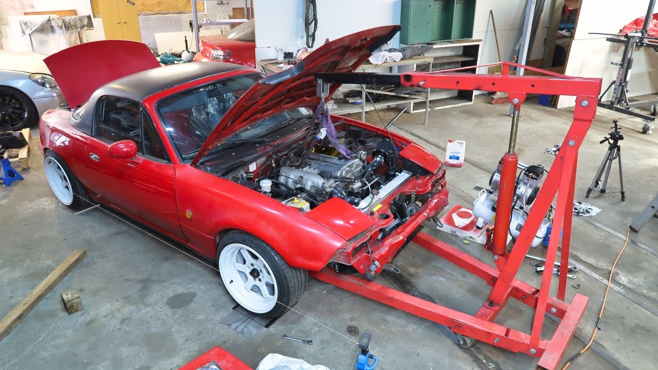 Der Driftmiata bekommt Upgrade Motorlager | Driftmiata