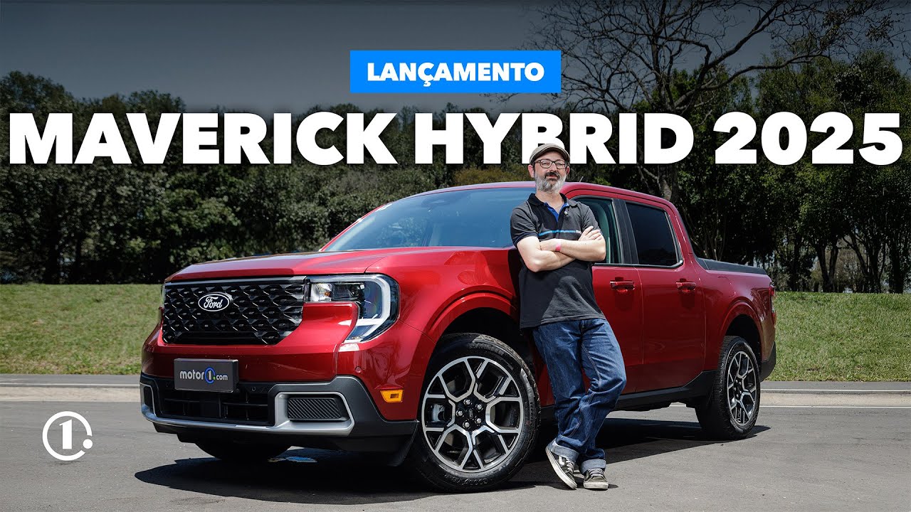 FAZ MAIS DE 20 KM/L NA GASOLINA?! Lançamento Ford Maverick Hybrid 2025 - Melhor que RAM RAMPAGE?