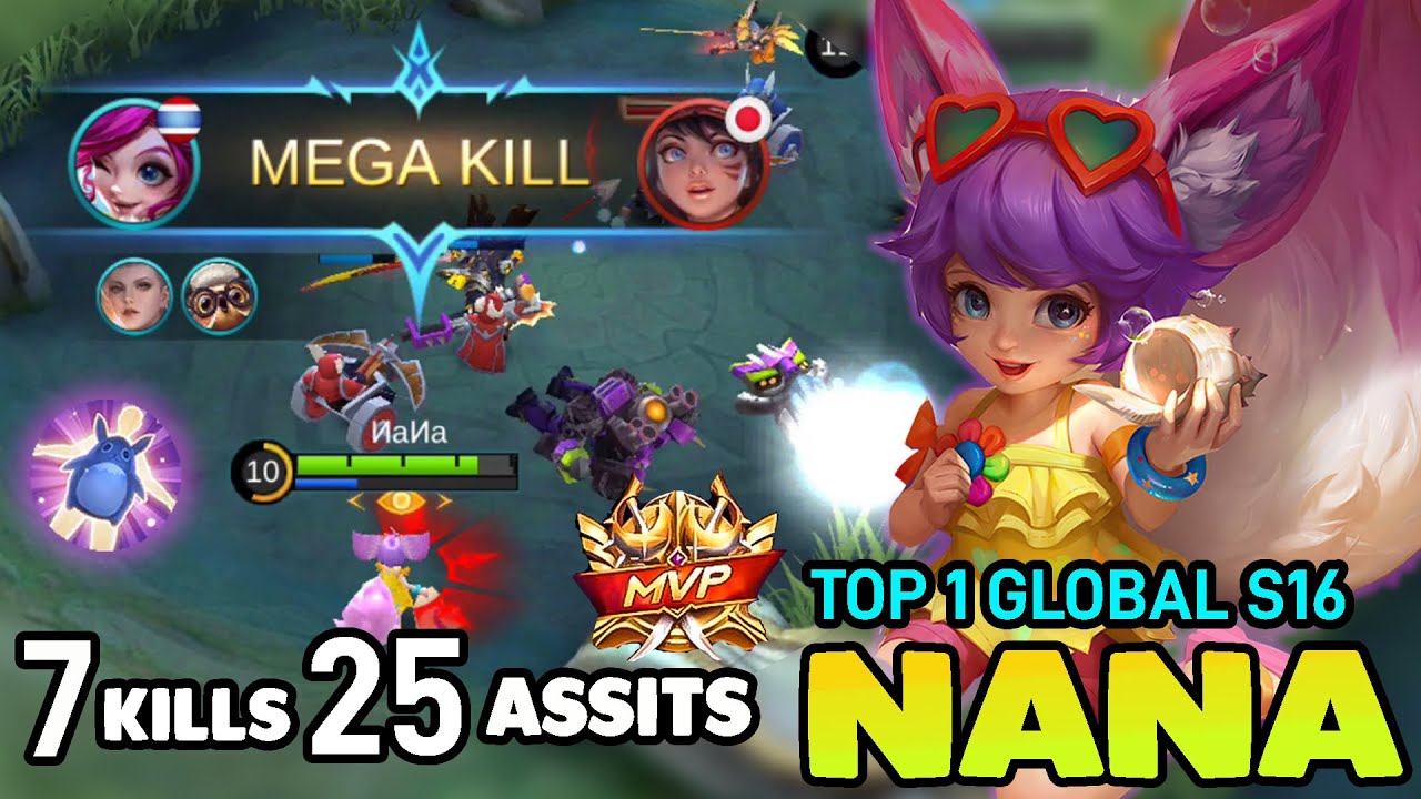 MVP SUPPORT !! NANA BEST BUILD 2021 ~ NANA TOP GLOBAL BUILD ~ NANA MOBILE LEGENDS