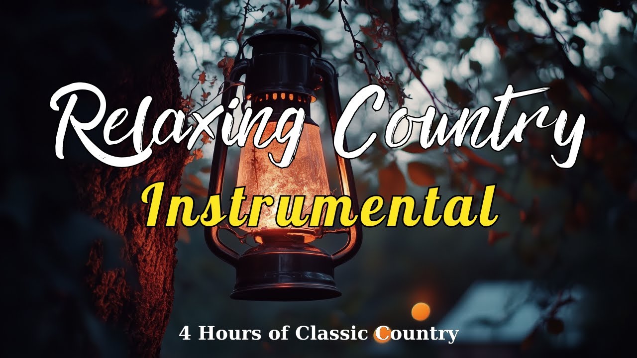4 Hours of Gentle Classic Country Instrumentals  For Relax, Study, or Drift to Sleep