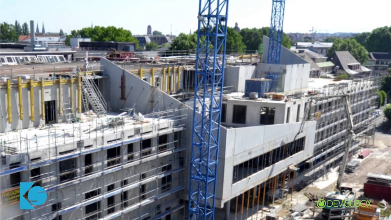 Construction de l'IHU Strasbourg (Un Stop Motion de KS construction)