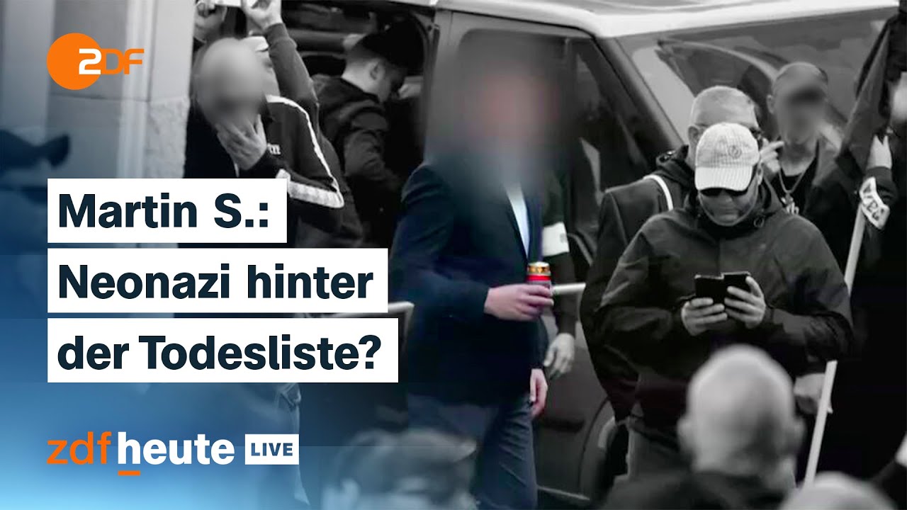 Merkel und Scholz auf Todesliste: Martin S. und die Dortmunder Neonazi-Szene | ZDFheute live
