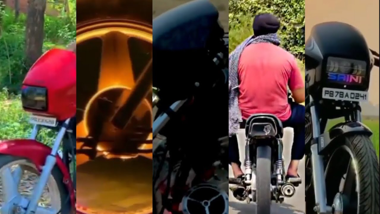 new splendor modified video 2022 desi modified #splendor #support #punjab #100k