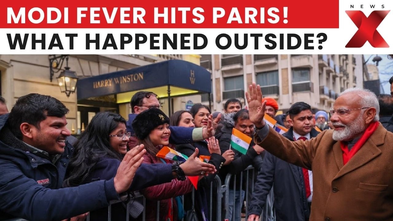 Paris Goes Modi! PM Narendra Modi Receives Grand Diaspora Welcome In France | VIRAL VISUALS