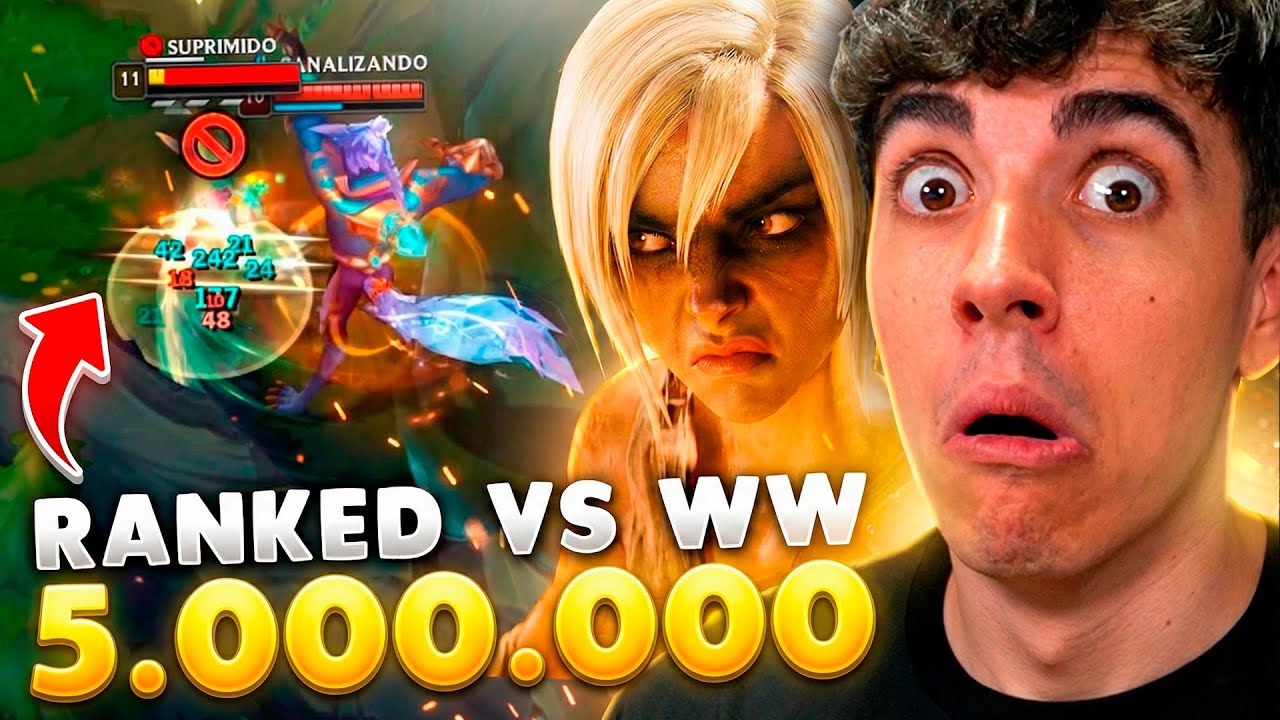😱¡WTF! ¡ME ENFRENTO al *OTP WARWICK 5.500.000 MAESTRIA* en MI RANKED en MASTER y ES UNA LOCURA!