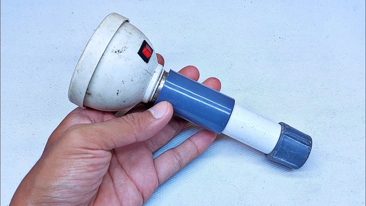 CARA MEMBUAT SENTER UNIK DARI LAMPU RUSAK !!