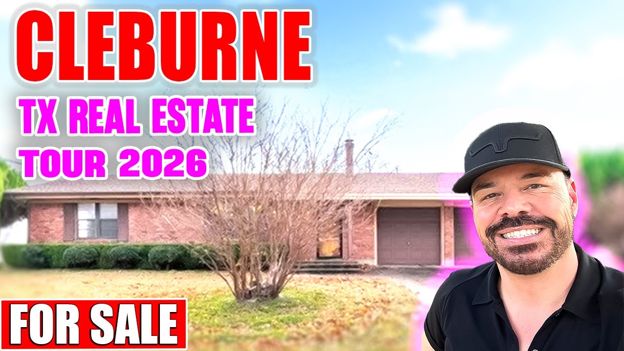 $205,000 Home Tour in Cleburne | Affordable Housing in Texas 2026 | Cozy, Quirky & Full of Potential