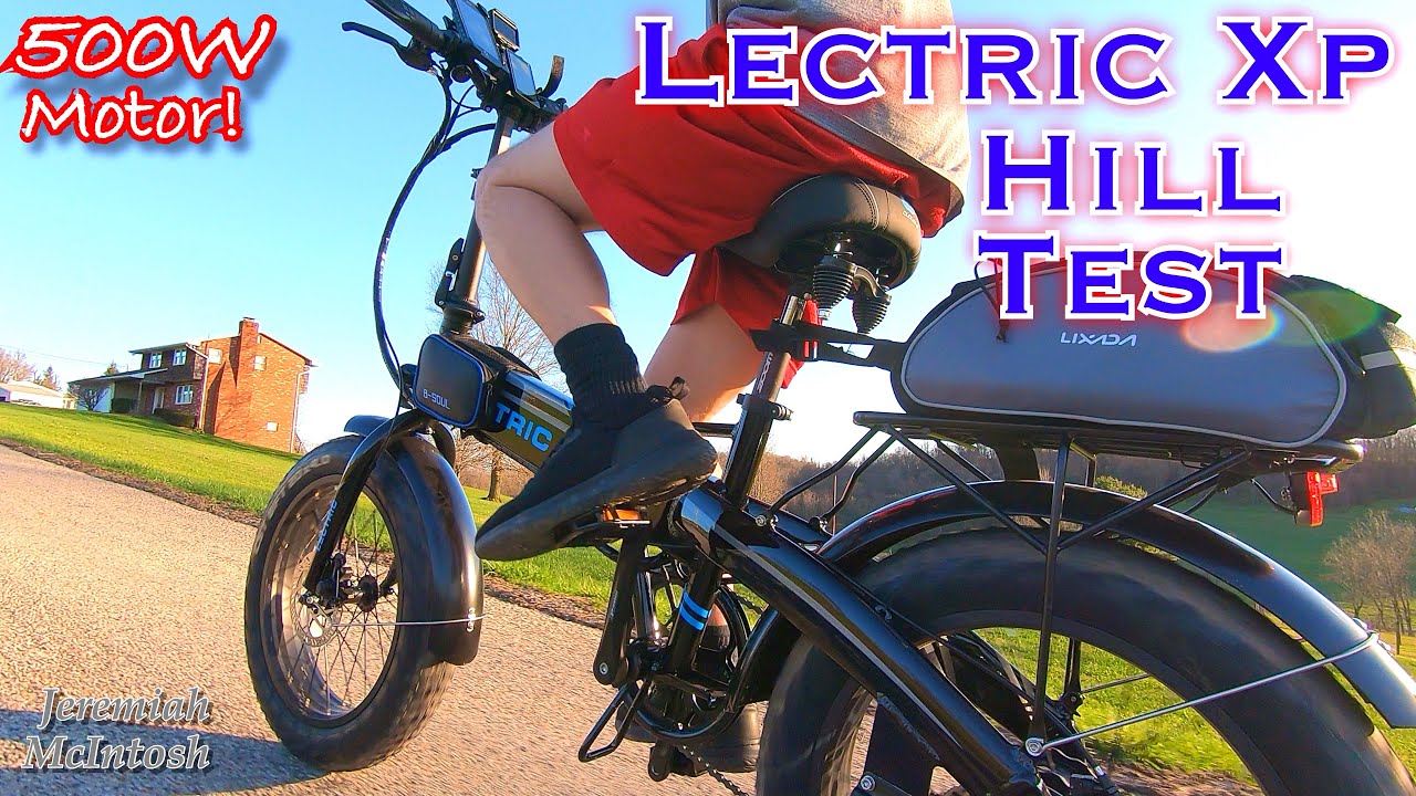 Lectric Xp 500W E-bike Hill Test. Is my Electric Bike powerful enough!