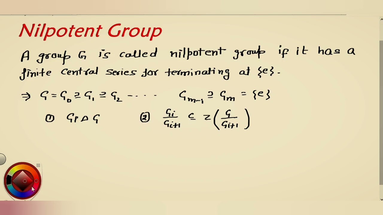 Nilpotent Group || Abstract Algebra || Nilpotent Group examples