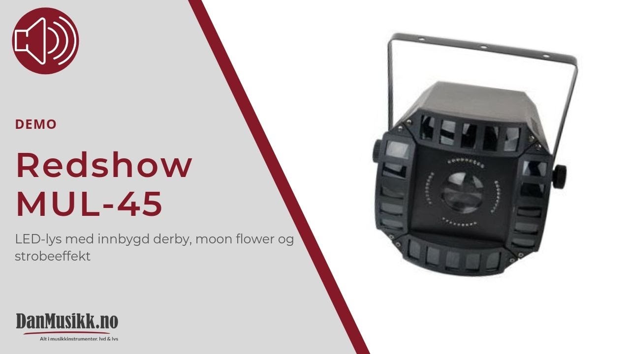 Redshow MUL-45 LED multi-lyseffekt - DanMusikk.no