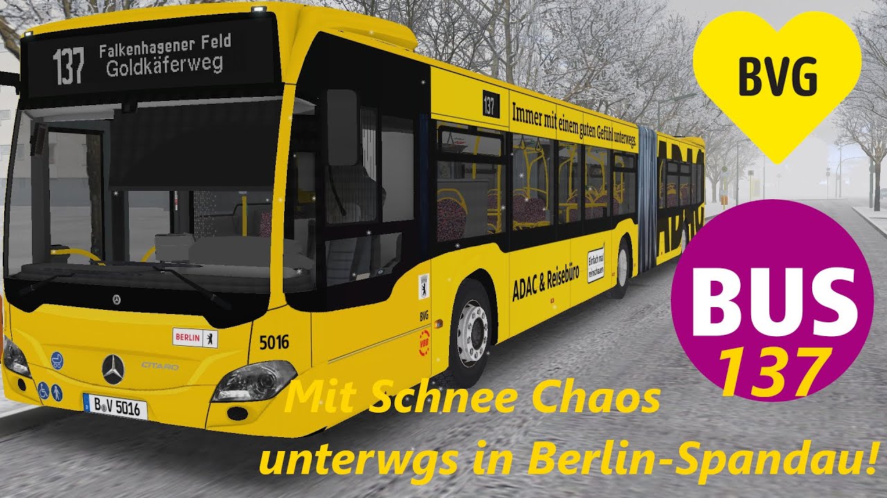 Omsi 2 Spandau Modern Linienpack 2025! BVG Linie 137 zum Goldkäferweg!