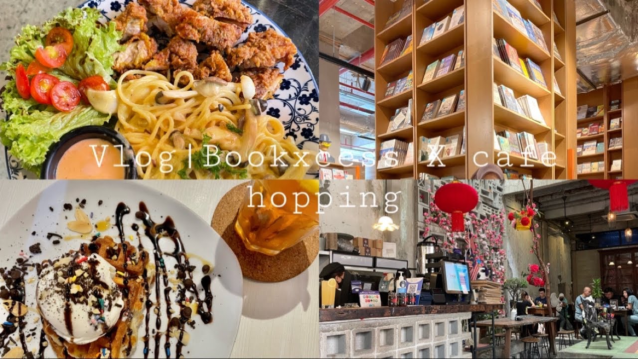 Vlog| mytown Bookxcess x Cafe hopping in Pasar Seni