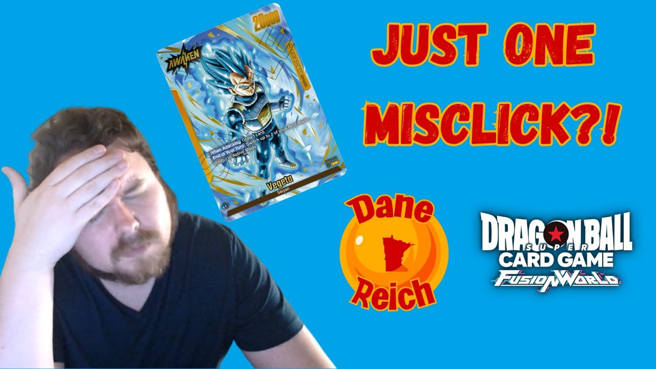 THIS ONE MISCLICK LOST ME THE GAME?! | Yellow Vegeta vs Topku | Dragon Ball Super Fusion World