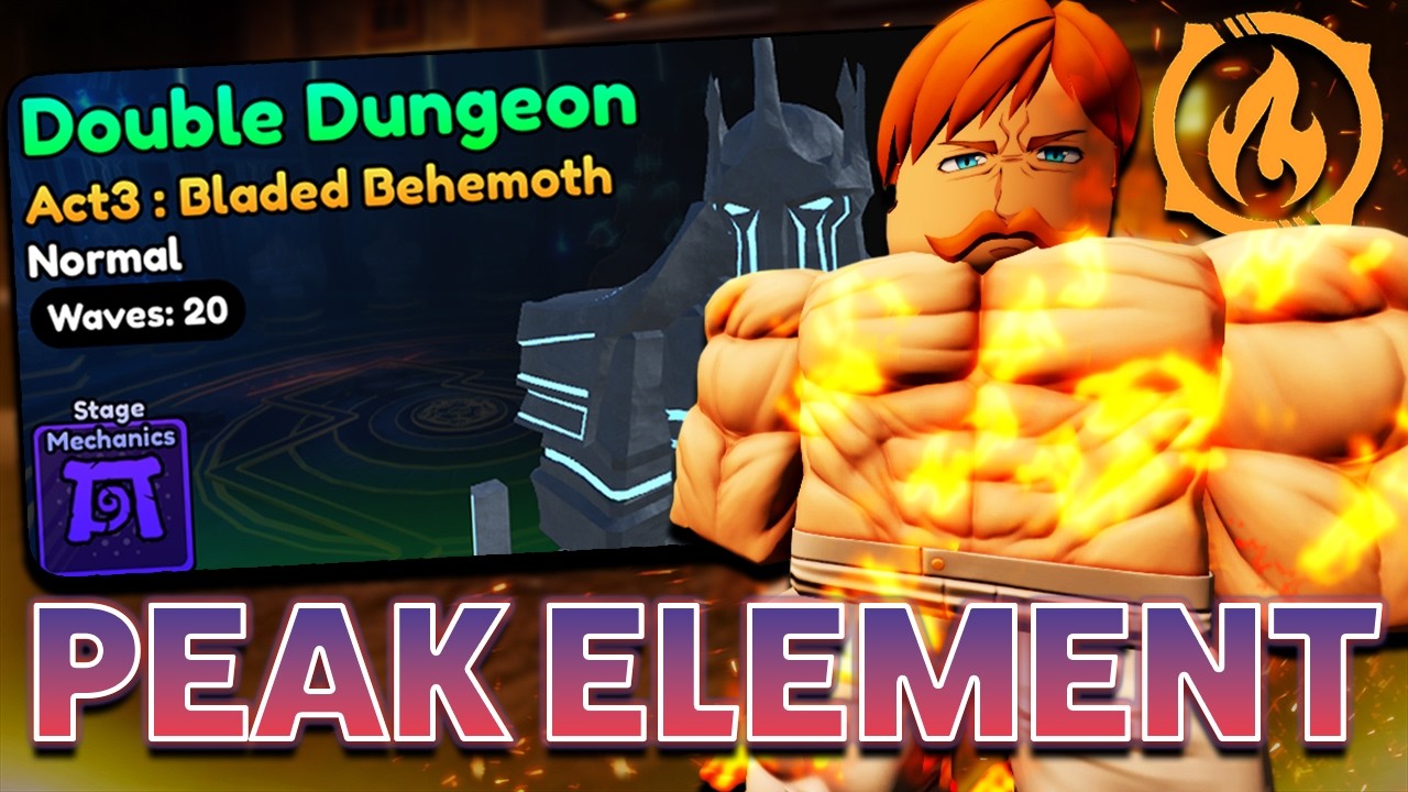 Attempting The *FIRE ELEMENTAL TOWER* in Anime Vanguards!