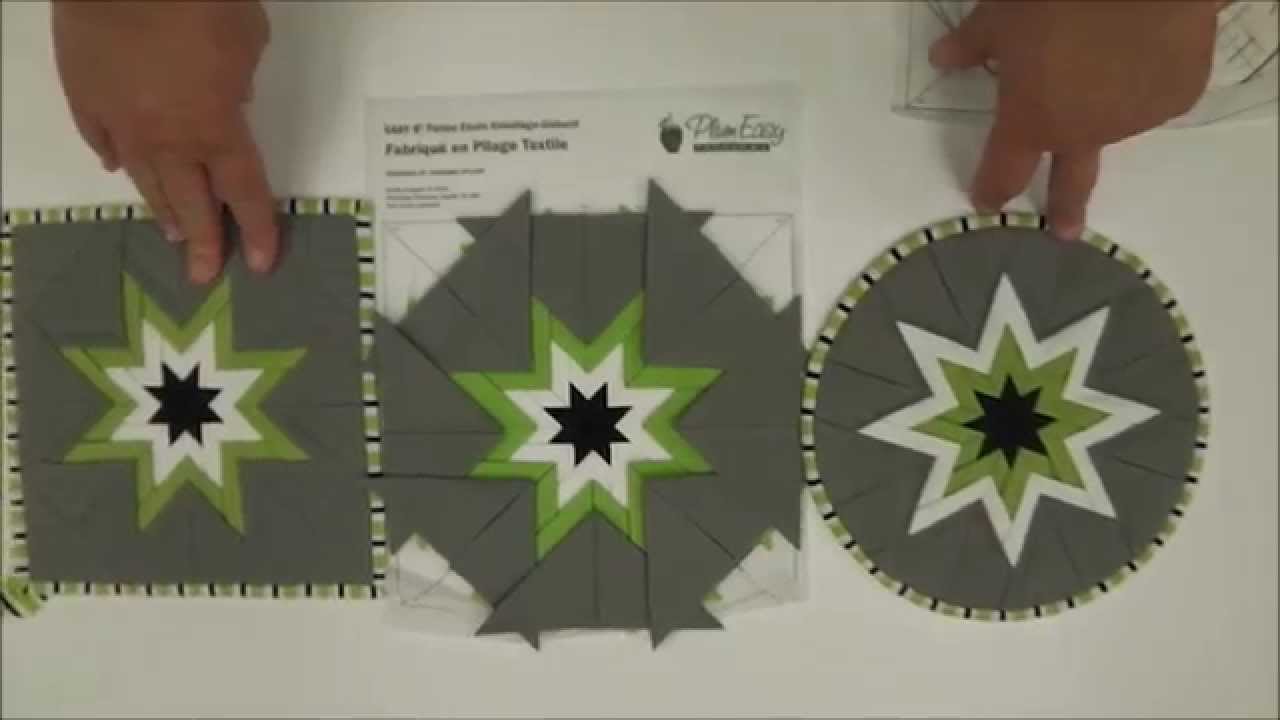 Sous plat en forme d'étoile de PlumEasy Patterns