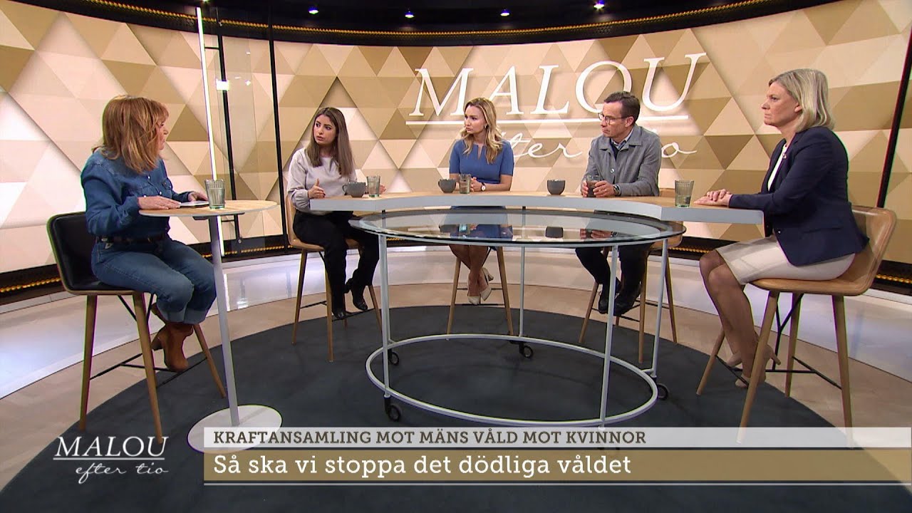 Ryter ifrån: ”Män som beter sig som svin ska sitta bakom lås och bom” - Malou Efter tio (TV4)