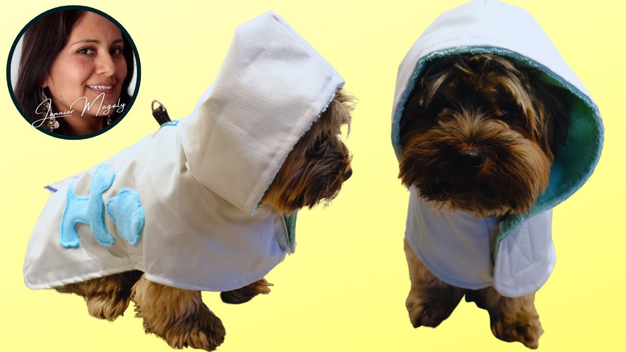 DIY CAPA de LLUVIA para PERRITO con TELA RECICLADA