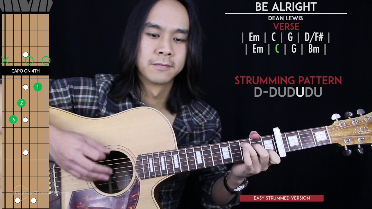 Be Alright Guitar Cover Acoustic - Dean Lewis 🎸 |Tabs + Chords|