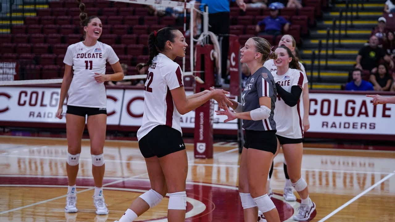 Game Highlights | Colgate Volleyball vs Holy Cross | 10.5.25