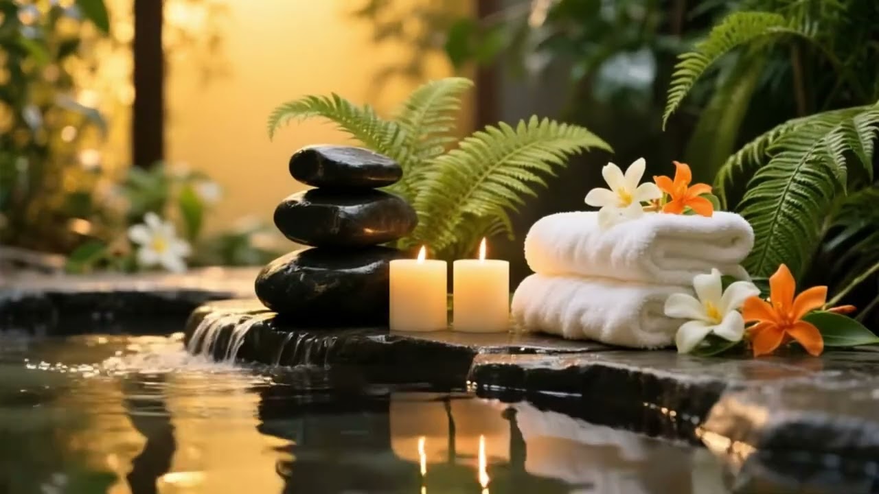 Relaxing Spa Music 🌷 Stress Relief Music, Insomnia Cure, Heal Stressed Mind,Anxiety Sleep