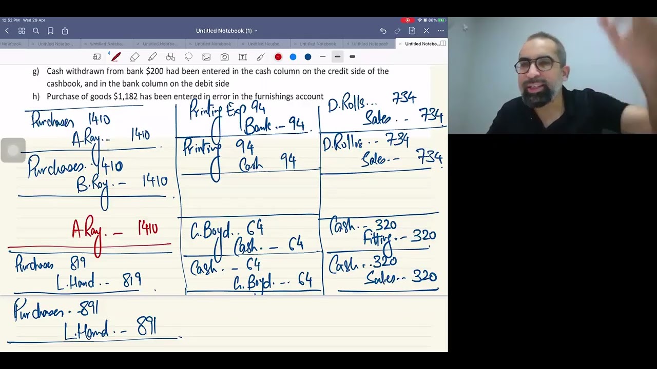 Lecture 2 Error and Suspense account FA1 MIRCHAWALA for more material/lectures in channel bio