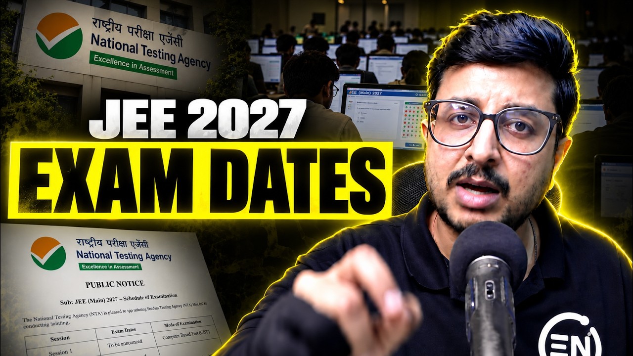 JEE 2027 JAN ATTEMPT DATES | Eduniti #Latest #NTA