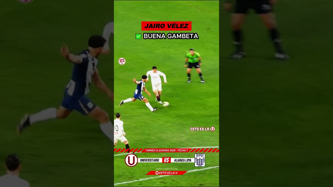 AS&Iacute; FUE EL PARTIDO DE JAIRO V&Eacute;LEZ ANTE ALIANZA  #universitariodedeportes  #ydaleu