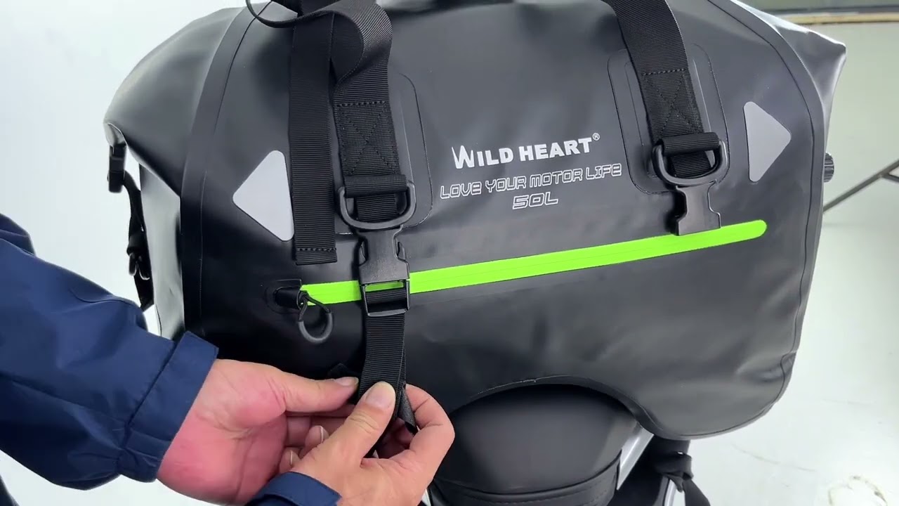motorcycle dry bag tial bag 50L  #WILD HEART