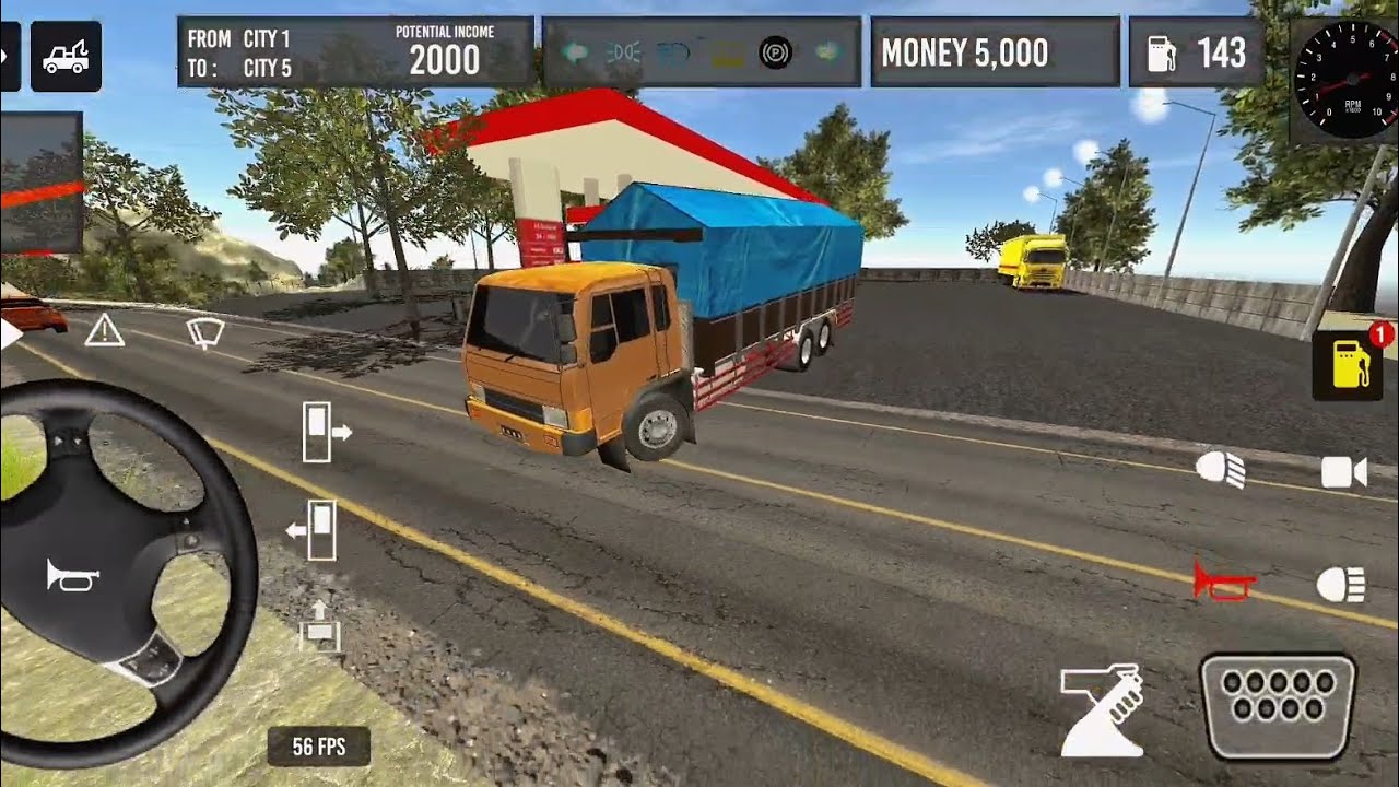 euro coach Truck simulator 😱🚌 || new coach Truck simulator part- Android gameplay...@NITINGAMERZ776 