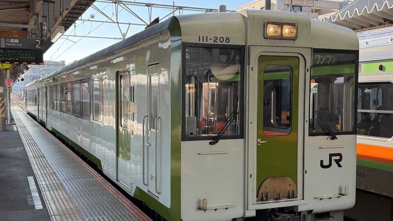 【4K 車窓】　八高線　キハ110  一部車窓